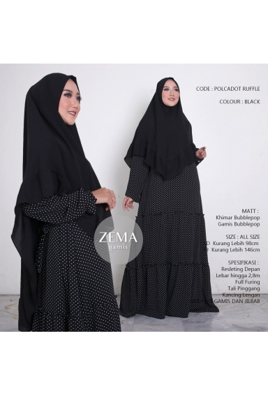 POLCADOT RUFFLE GAMIS